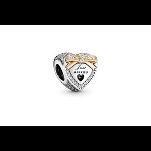 JUST MARRIED PANDORA CHARM